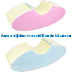 Soft Play Foam Schommelwip roze-geel-blauw | rocker | wipwap | foamblokken | bouwblokken | Soft play speelgoed | schuimblokken